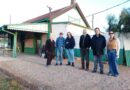 Autoridades de AFE visitaron  la Estación de José Enrique Rodó, actual Casa de la Cultura