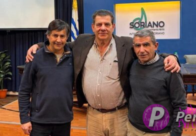Alcalde Gabriel Bentancur acompañó la asunción de Raúl Bruno como intendente interino de Soriano
