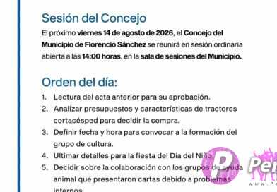 Se reúne Concejo Municipal de Florencio Sánchez