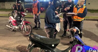 Operativo Impacto en Mercedes: Varias infracciones e incautación de vehículos.