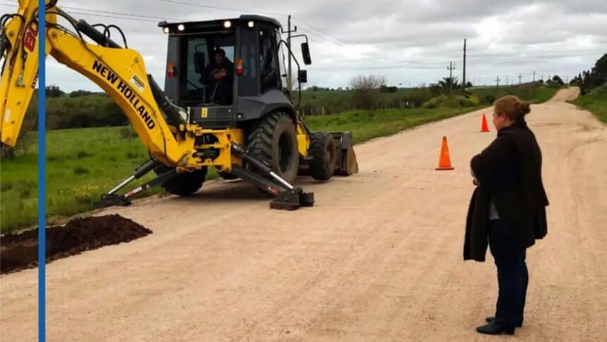 Realizan cateo en el camino Carmelo Perdomo de Florencio Sánchez