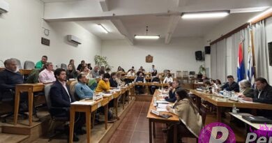 Plenario de Junta Departamental recibió al intendente Raúl Bruno