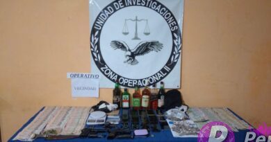 Siete hombres y dos mujeres detenidos durante el operativo Vecindad en Florencio Sánchez